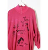 Sweat 80's Rose T M - L-4
