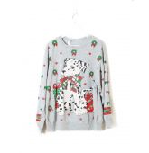 Sweat de Noël Gris T L-1