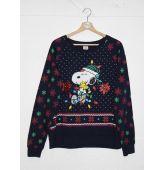 Sweat vintage Noël Snoopy-1