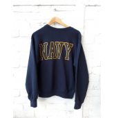 Sweatshirt Us bleu marine vintage-3