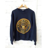 Sweatshirt Us bleu marine vintage-1