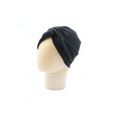 Turban Plissée Noir-1