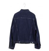 Veste en Jean Bleu Foncée 