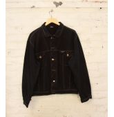 Veste en Jean Noire Vintage-1