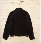 Veste en Jean Noire Vintage-2