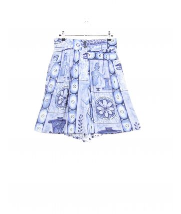 Bermuda à Motifs Bleu T M