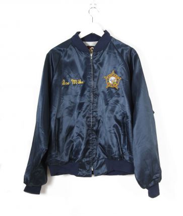 Blouson Nylon US Bleu Chicago Police