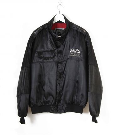 Blouson Nylon US Snap-On Noir