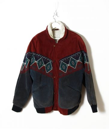 Blouson Tex Mex Bordeaux T M - L