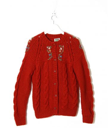 Cardigan Rouge T L