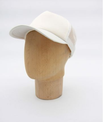 Casquette Baseball Trucker Blanche