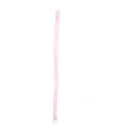 Ceinture cuir rose
