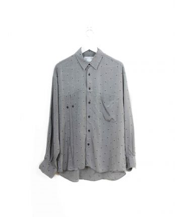 Chemise 80's Vintage Grise