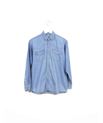 Chemise en Jean Bleu Clair T S / M