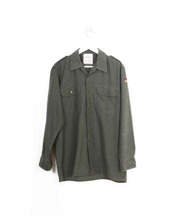 Chemise Militaire 80's Vintage Verte