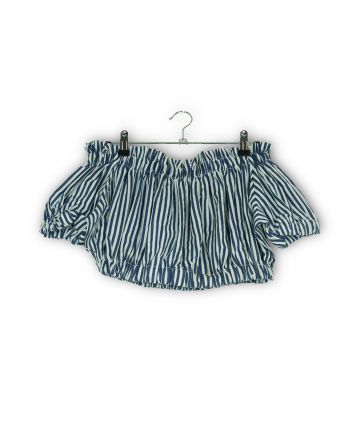 Crop top à rayures