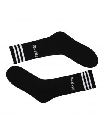FUCK YOU WHITE BLACK SOCKS
