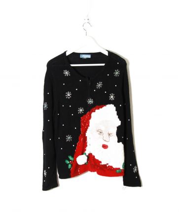 Gilet de Noël Père Noël T S - M