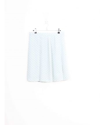 Jupe à pois bleu claire Vintage