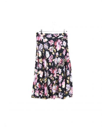 Jupe Motif Fleur Vintage