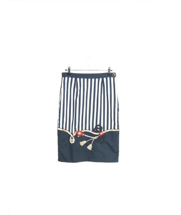 Jupe Motif Marin Vintage