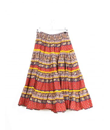 Jupe motif Provencal Vintage