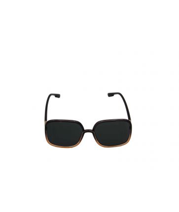 Lunette Carré Bicolor Verres Noir