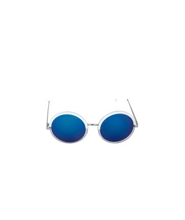 Lunette de Soleil Contour Blanc