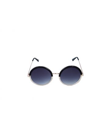Lunette de Soleil Contour Noir et Doré