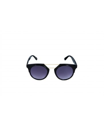 Lunette de Soleil Double Barre Dorée