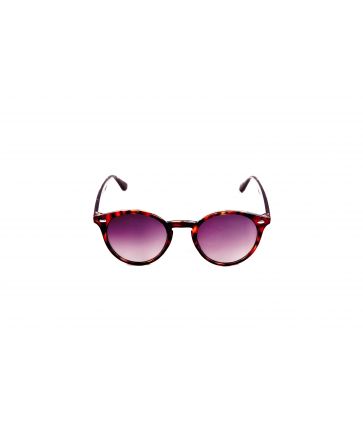 Lunette de Soleil Look Vintage Écaille Marron Brillant