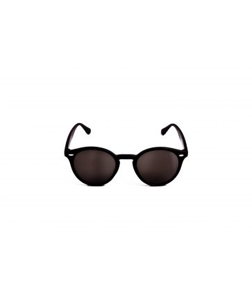 Lunette de Soleil Look Vintage Noir Mat