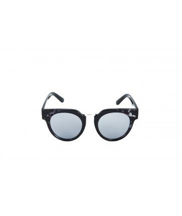 Lunette de Soleil Monture Épaisse Écaille Gris