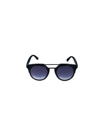 Lunette de Soleil Noire Double Barre