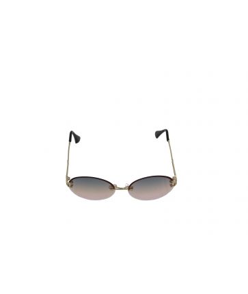 Lunette Délavée Noire Rose