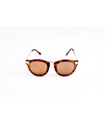 Lunettes de soleil monture marron