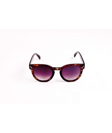 Lunettes de soleil monture tons marrons