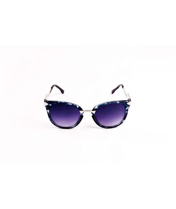Lunettes de soleil oversize écaille grise