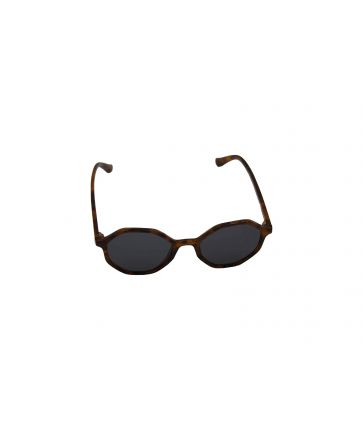 Lunette Marron Ecaille Verres Noirs