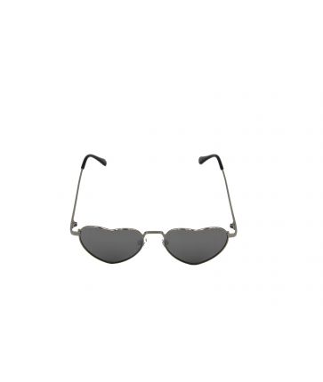 Lunette Coeur Métal Grise
