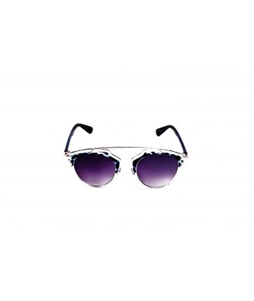 Lunettes de Soleil Écaille Bleue
