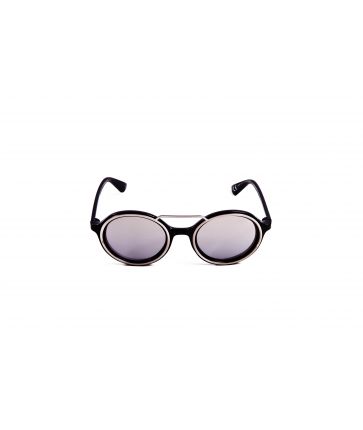Lunettes de Soleil Noire Verres Miroirs