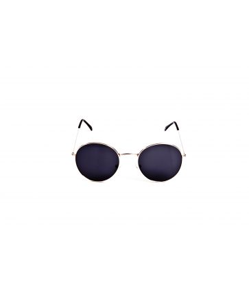 Lunettes de Soleil Ronde en Métal