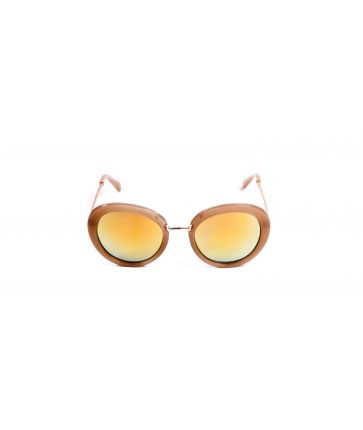 Lunettes Monture Oversize Beige