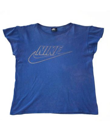 NIKE BLUE - 80's T L
