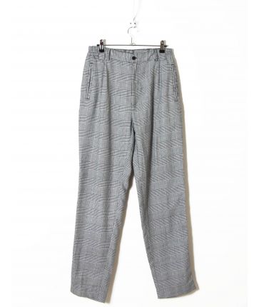 Pantalon à Motifs Pieds de Poules