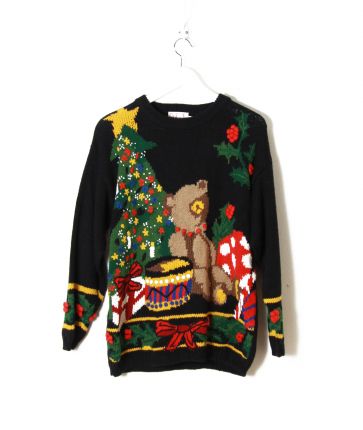 Pull de Noël Ourson T S - M