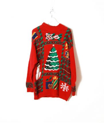 Pull de Noël Sapin T L
