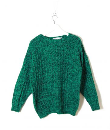 Pull Maille Vert T M