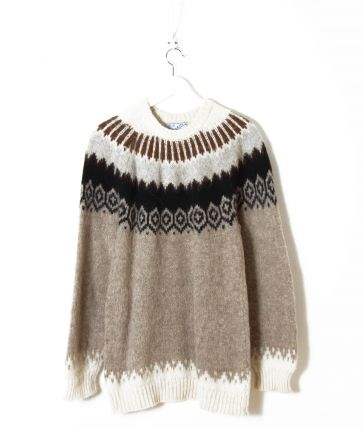Pull Nordique Vintage Fait Main